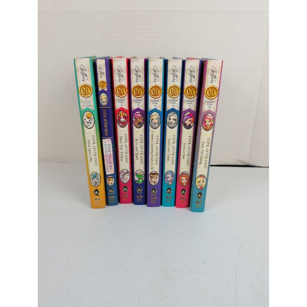 Ever After High Hardcover book lot of 8  Storybook 1-6 Hero Training ECT ...